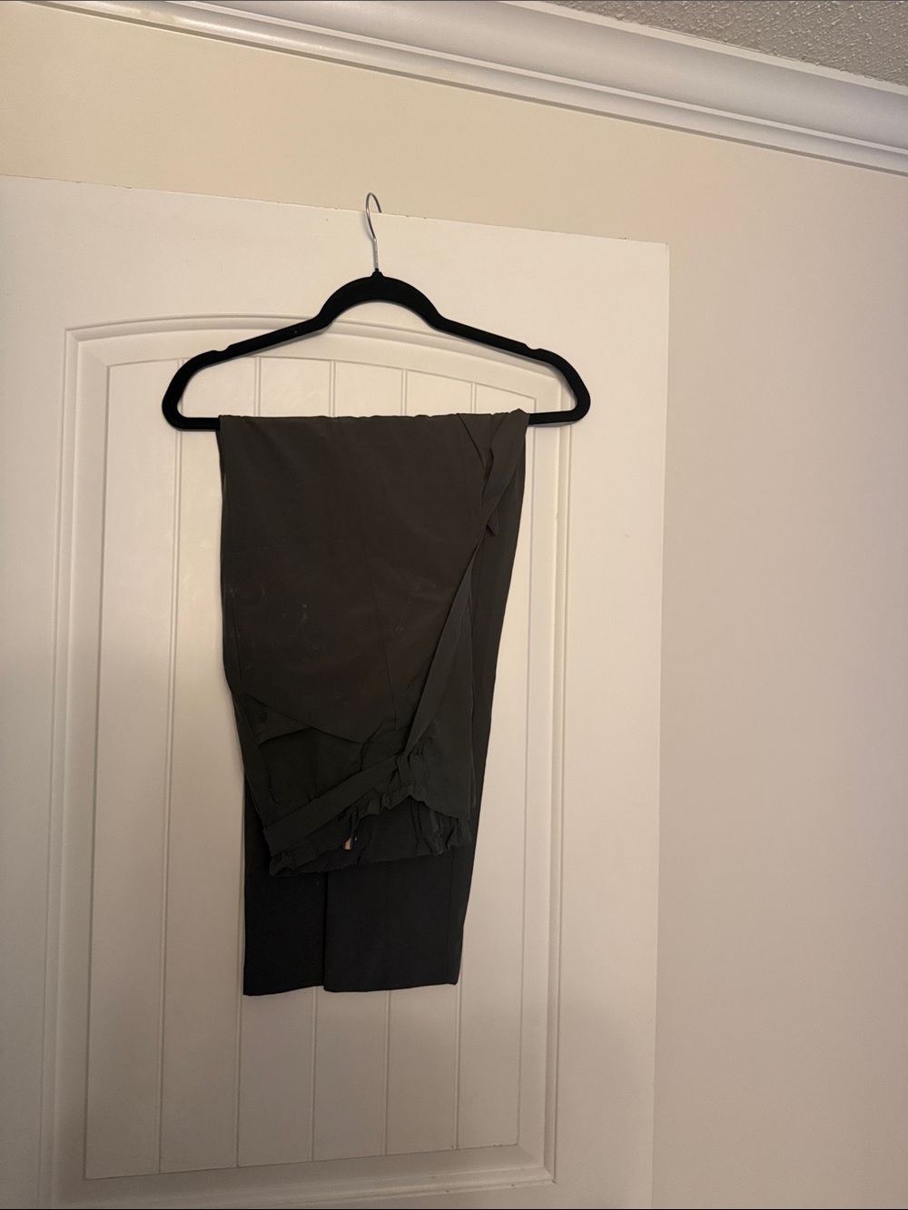 Women’s Olive Green Drawstring Chinos